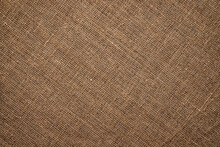 Light Brown Burlap Fabric Texture. Natural Grunge Background