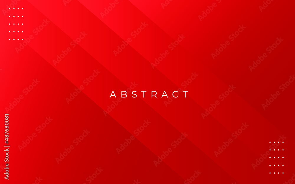 Modern red abstract background template