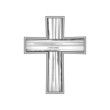 holy cross sketch icon