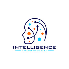 Sticker - man-made intelligence technology illustration logo