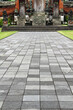 Pavement around Taman Ayun Bali. Taken January 2022.