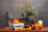 Fototapeta Kuchnia - martwa natura obraz w stylu retro z warzywami
