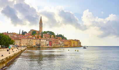 Wall Mural - Historical district in the city of Rovinj in Istria, Croatia