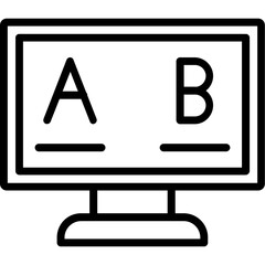 Poster - Monitor Icon 