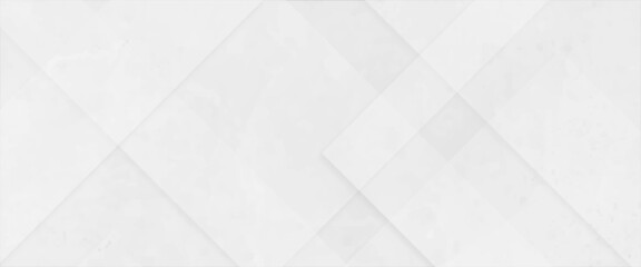 Wall Mural - abstract white background with diamond and triangle shapes layered in modern abstract pattern design