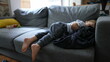 © Marco - Two year old toddler sleeping child asleep napping on couch