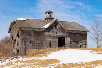 Wall Mural - Old wooden barn.