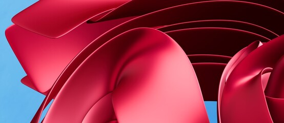 Abstract elegant template pink and magenta  line overlapping dimension