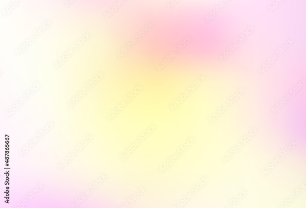 Light Pink, Yellow vector blurred background.