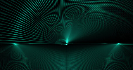 Abstract electrifying lines, fractal pattern, digital illustration art work of rendering chaotic dark background. Abstract fractal light background.