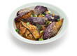 braised eggplants with yuxiang, chinese cuisine