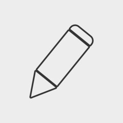 Sticker - Pencil vector icon illustration sign