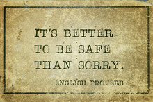 Safe Than Sorry EnP