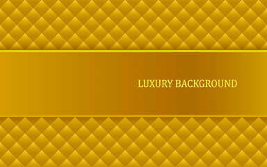 Wall Mural - Luxury background with golden beads. Vector illustration.