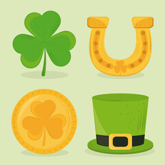 Poster - icons st patricks day