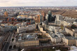 Berlin aus der Luft; Blick über Abgeordnetenhaus und Bundesrat auf den Leipziger und Potsdamer Platz und weiter über den Tiergarten nach Charlottenburg