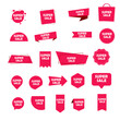 © emre - Sale discount labels in department stores. Vector illustration