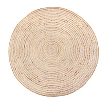 Round Rug Path Isolated On White