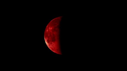 Wall Mural - the complete phase of the blood moon