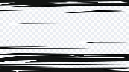 Wall Mural - abstract comic book flash explosion radial lines on transparent background. vector illustration supe