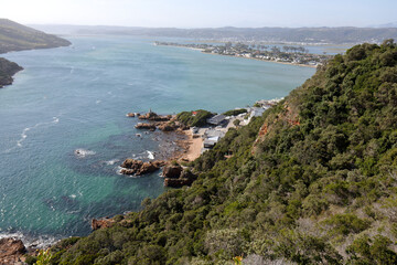 Poster - A scanic view of the sea from the Knysna Heads