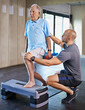 © Yuri Arcurs/peopleimages.com - The long road to rehabilitation. Cropped shot of a handsome personal trainer with a senior man.