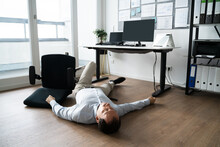 Faint Accident In Office. Fall From Chair