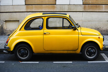 Yellow Car On A Street