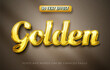 © afpriom - Golden glossy 3d text effect style