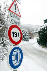 Poster - Daily life. French Alps.