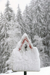 Poster - Daily life. French Alps.