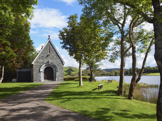 Poster - A Chapel in Gougane Barra National Park in Ireland