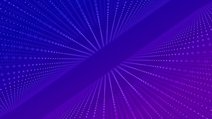 Wall Mural - Technological background made of dots and lines. Large amount of data. 3D rendering.