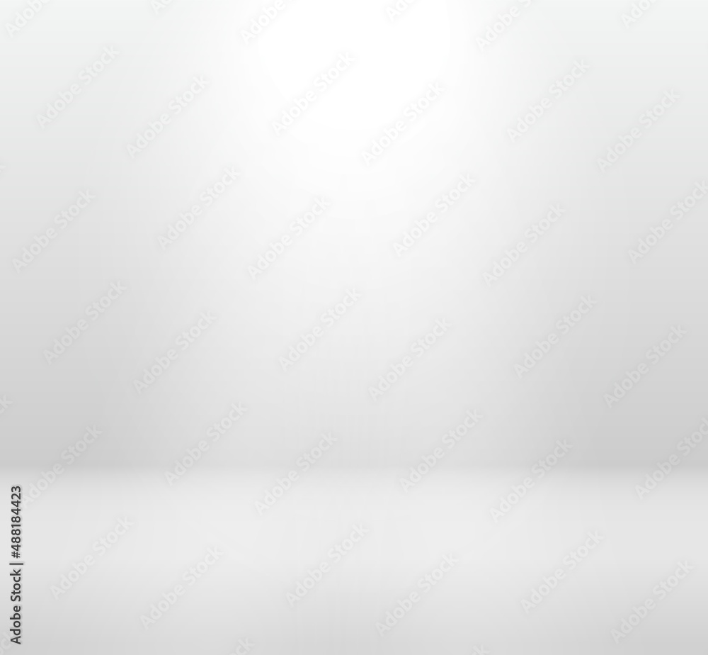 Studio gray background. Empty room with spotlight effect. Vector modern ...