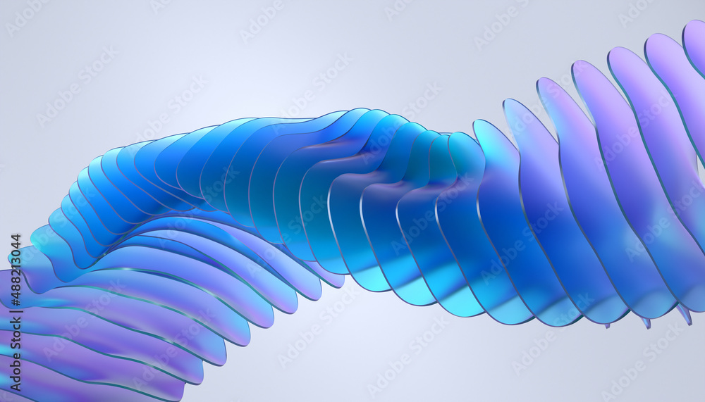 Abstract 3D Render Stock Illustration | Adobe Stock