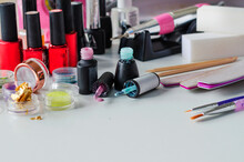 Tools And Accessories For Manicure Gel Polish