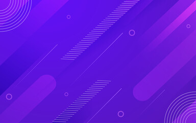 Abstract lines on purple gradient background