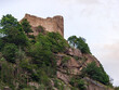 Chojnik Castle (Kynast) on top of the Chojnik hill within the Karkonosze National Park, overlooking the Jelenia Góra valley