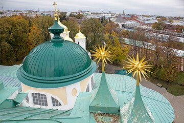 Wall Mural - Yaroslavl is one of the oldest Russian cities, founded in the XI century. The Museum-reserve Yaroslavl Kremlin. View from the bell tower.