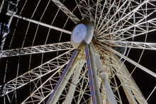Ferris Wheel In Piccadilly Gardens, Manchester