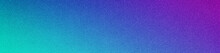 Green Blue Purple Abstract Background. Gradient. Colorful Background With Copy Space For Design. Wide Banner. Website Header.