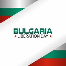 Vector Graphic Of Bulgaria Liberation Day Good For Bulgaria Liberation Day Celebration. Flat Design. Flyer Design.flat Illustration.