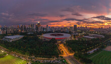 Soerkarno Stadium Is Biggest Stadium In Indonesia And Also National Stadium. It Is Located In Centra Jakarta, Capital Of Indonesia