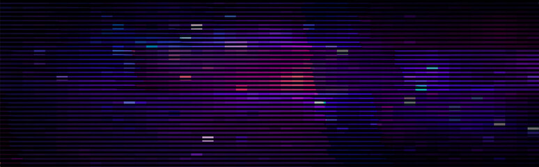 Wall Mural - glitch on dark background. abstract vector digital backdrop