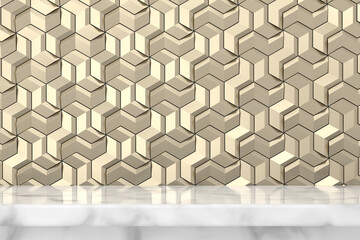 Sticker - product display design with luxury concept. 3d rendering.