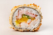 tasty sushi on the white background