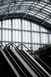 Fototapeta Boho - Train station escalators