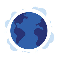 Wall Mural - globe map world