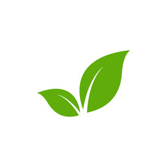 Wall Mural - leaf logo icon design template vector