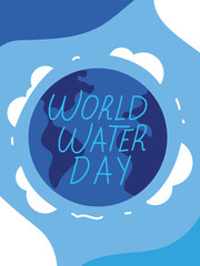 Poster - world water day banner